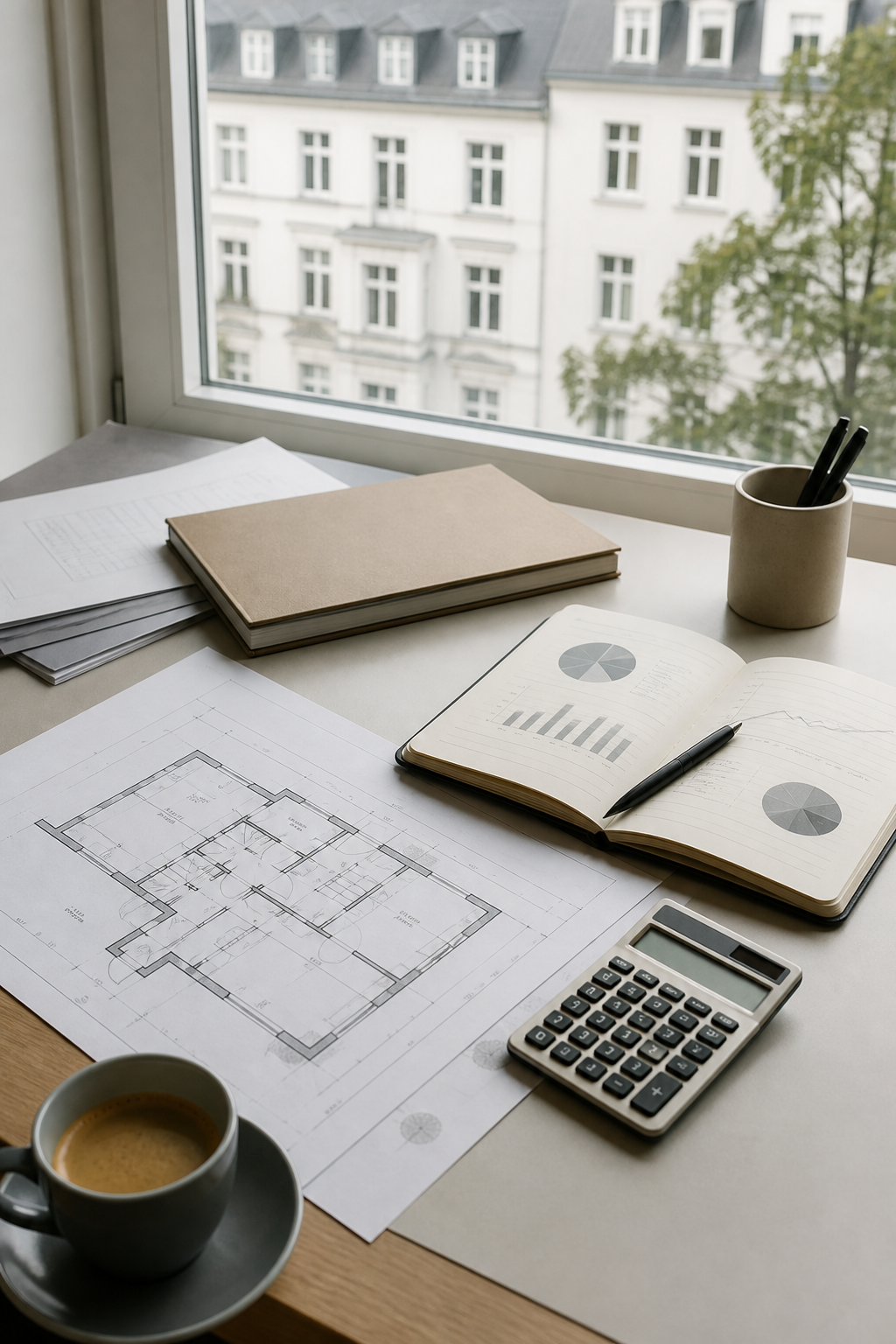 Floor plan, calculator and investment property analysis